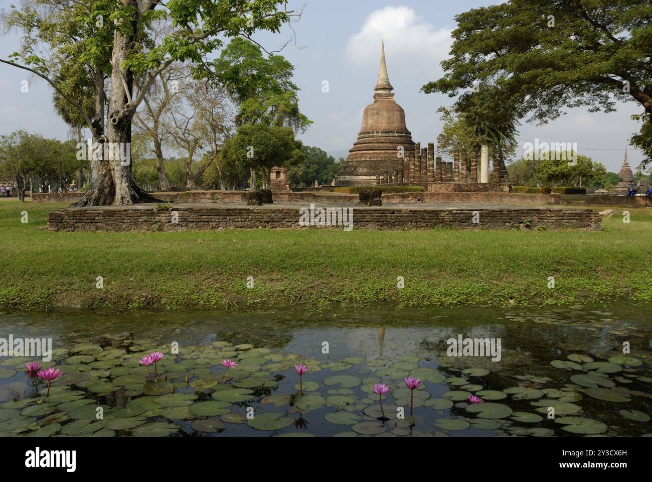 Historischer Park Sukhothai, Sukhothai, Thailand, Asien Stockfoto