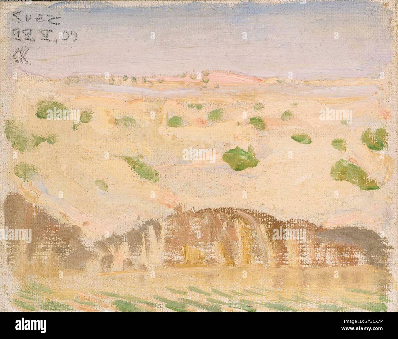 Bank des Suez-Kanals, 1909. Stockfoto