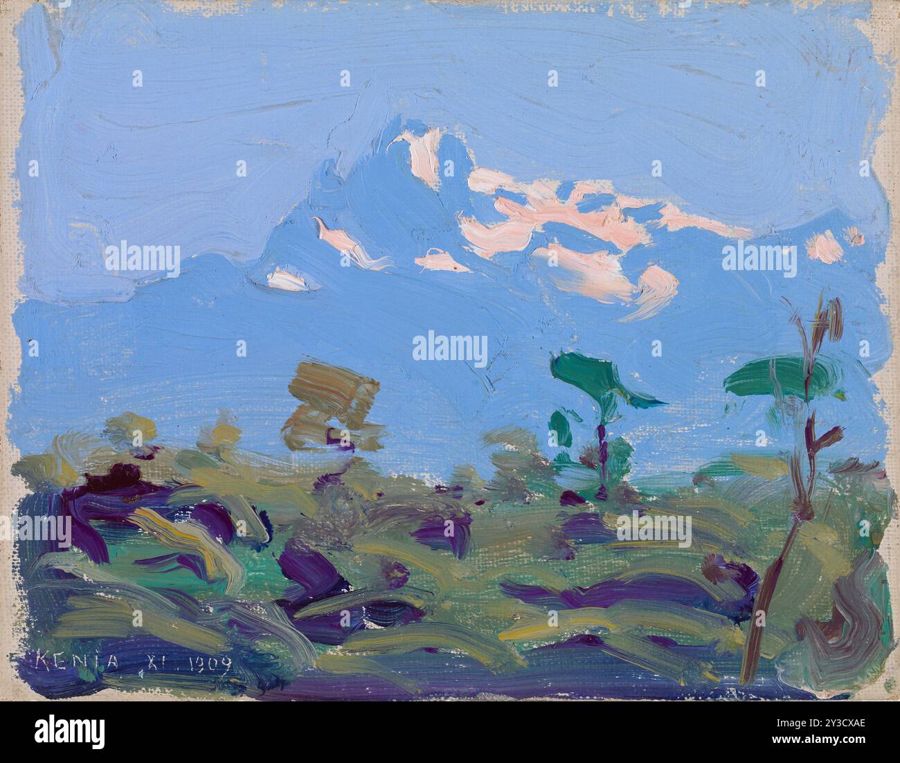 Mount Kenia, 1909-1910. Stockfoto