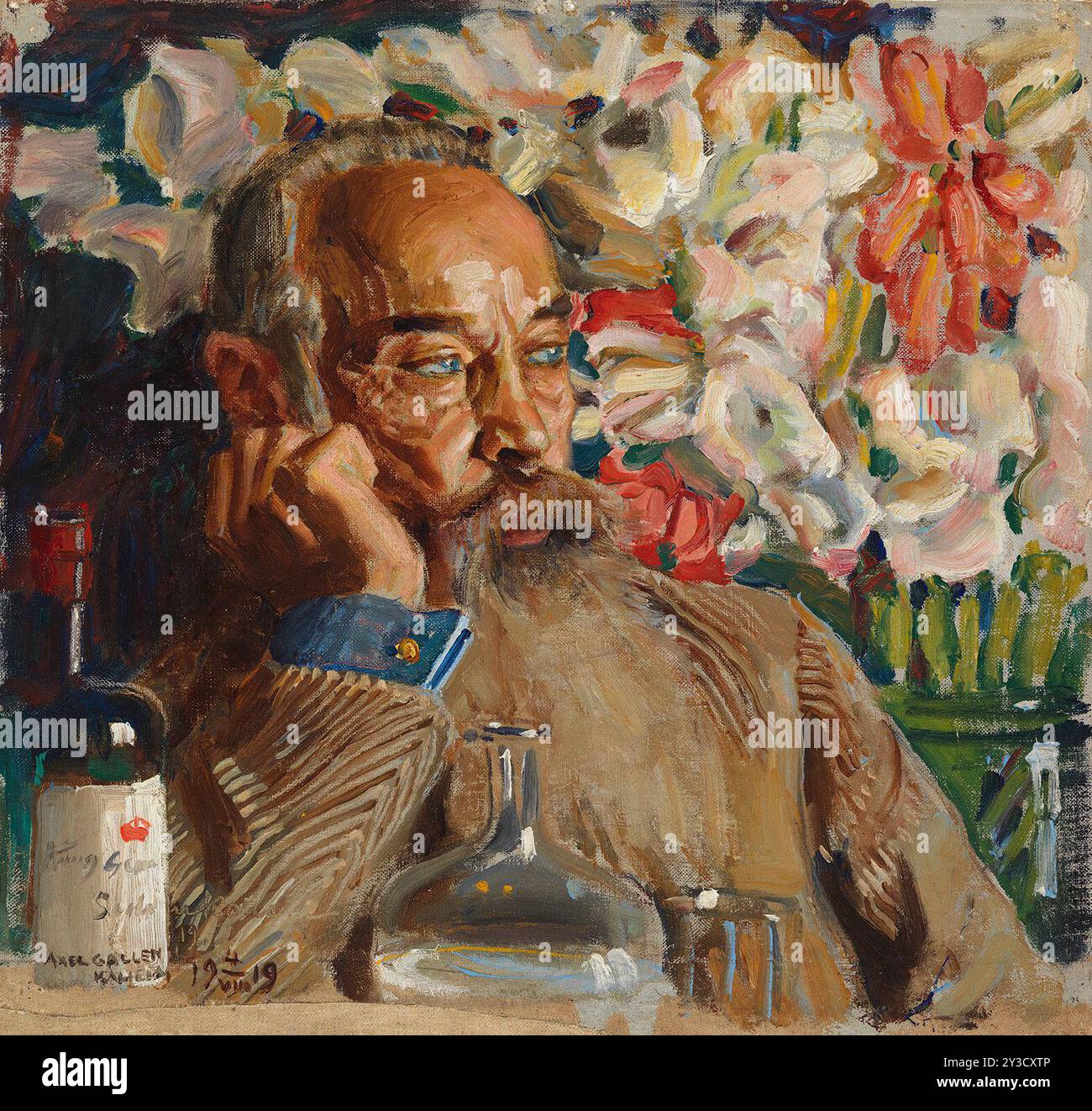 Porträt Sigurd Wettenhovi-ASPA, 1919. Stockfoto