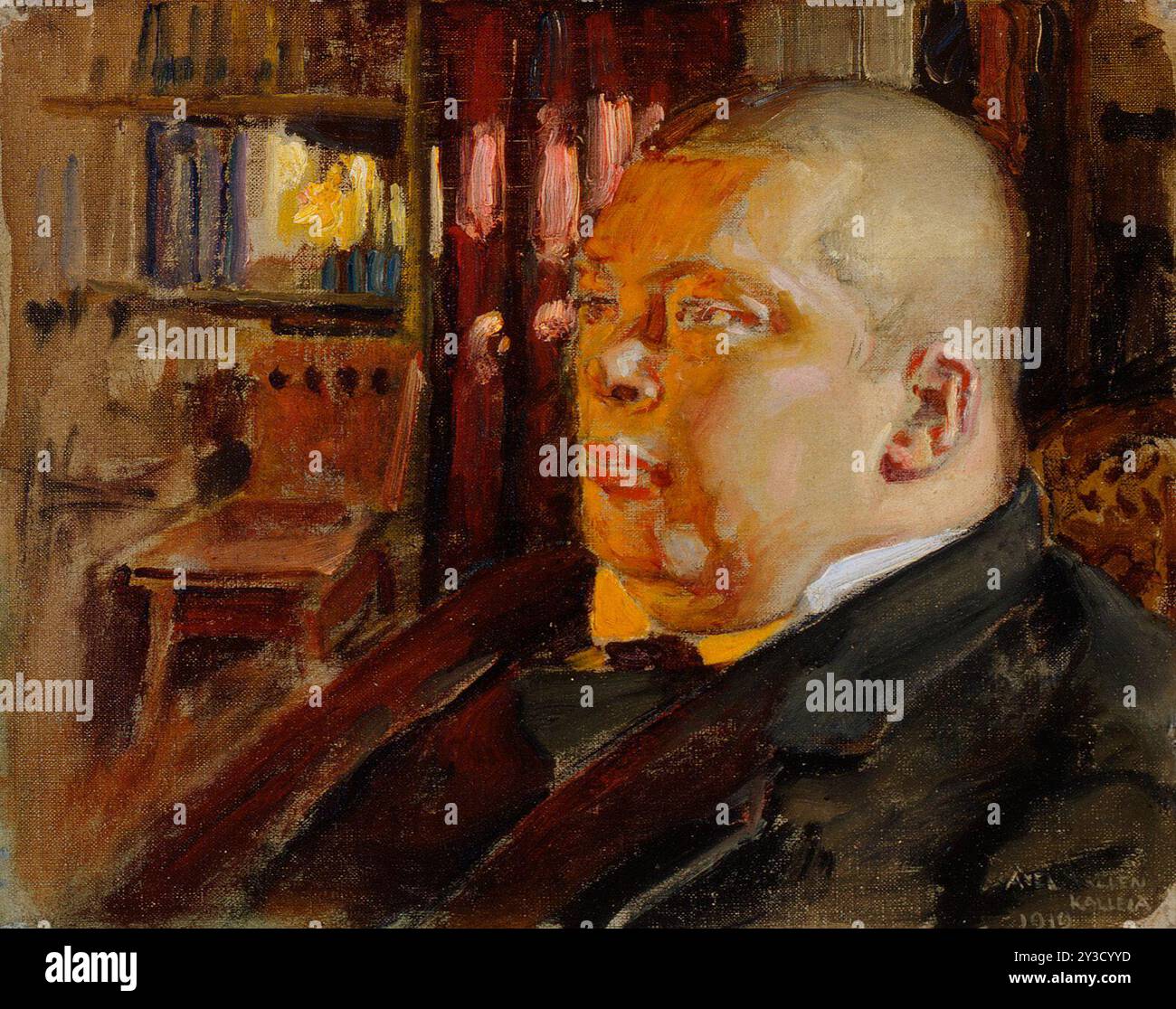 Porträt von Eric O. W. Ehrstr&#xf6;m, 1919. Stockfoto