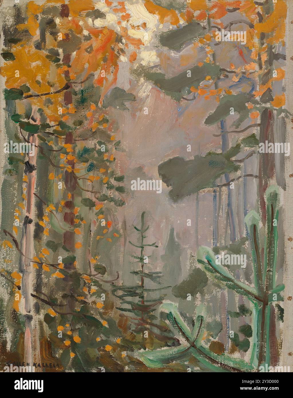 Herbstlandschaft, 1911. Stockfoto