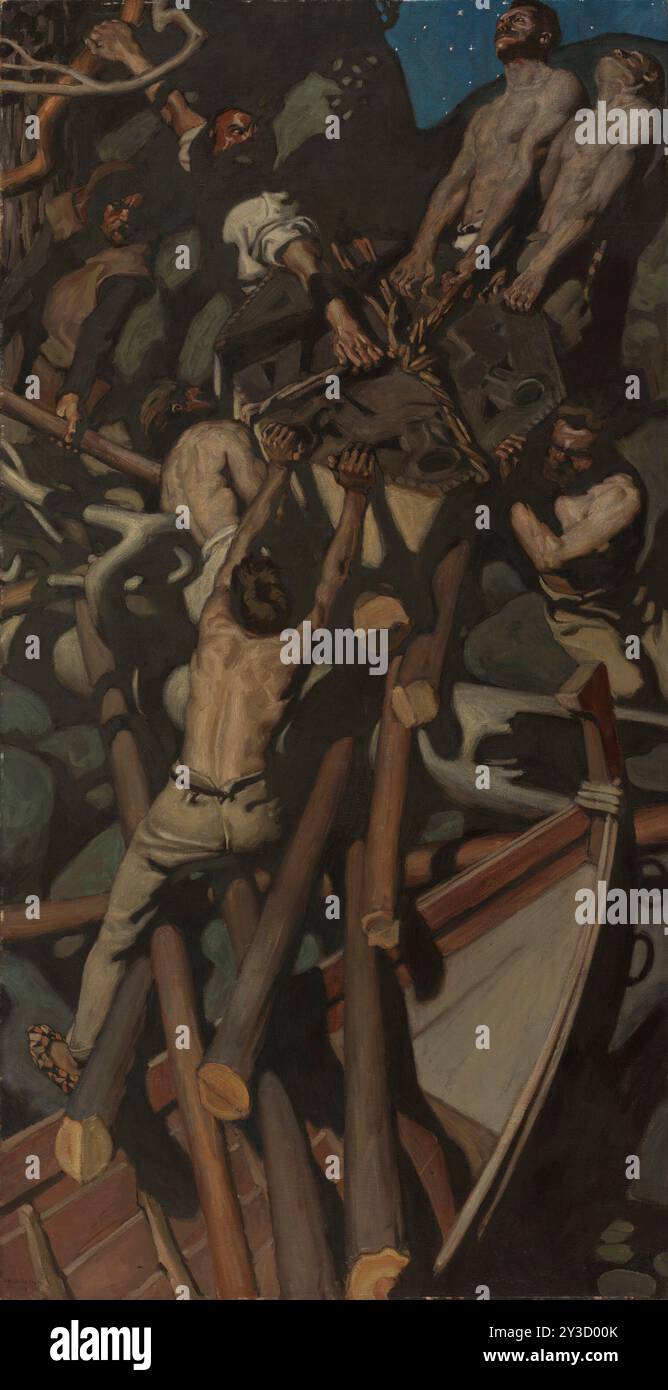 Der Diebstahl des Sampo, 1905. Stockfoto