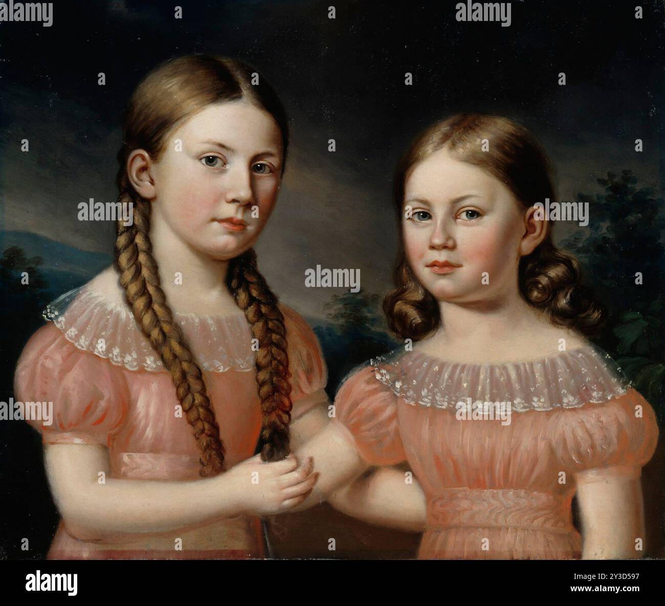 Jacobina und Helena Simelius, 1820-1829. Stockfoto