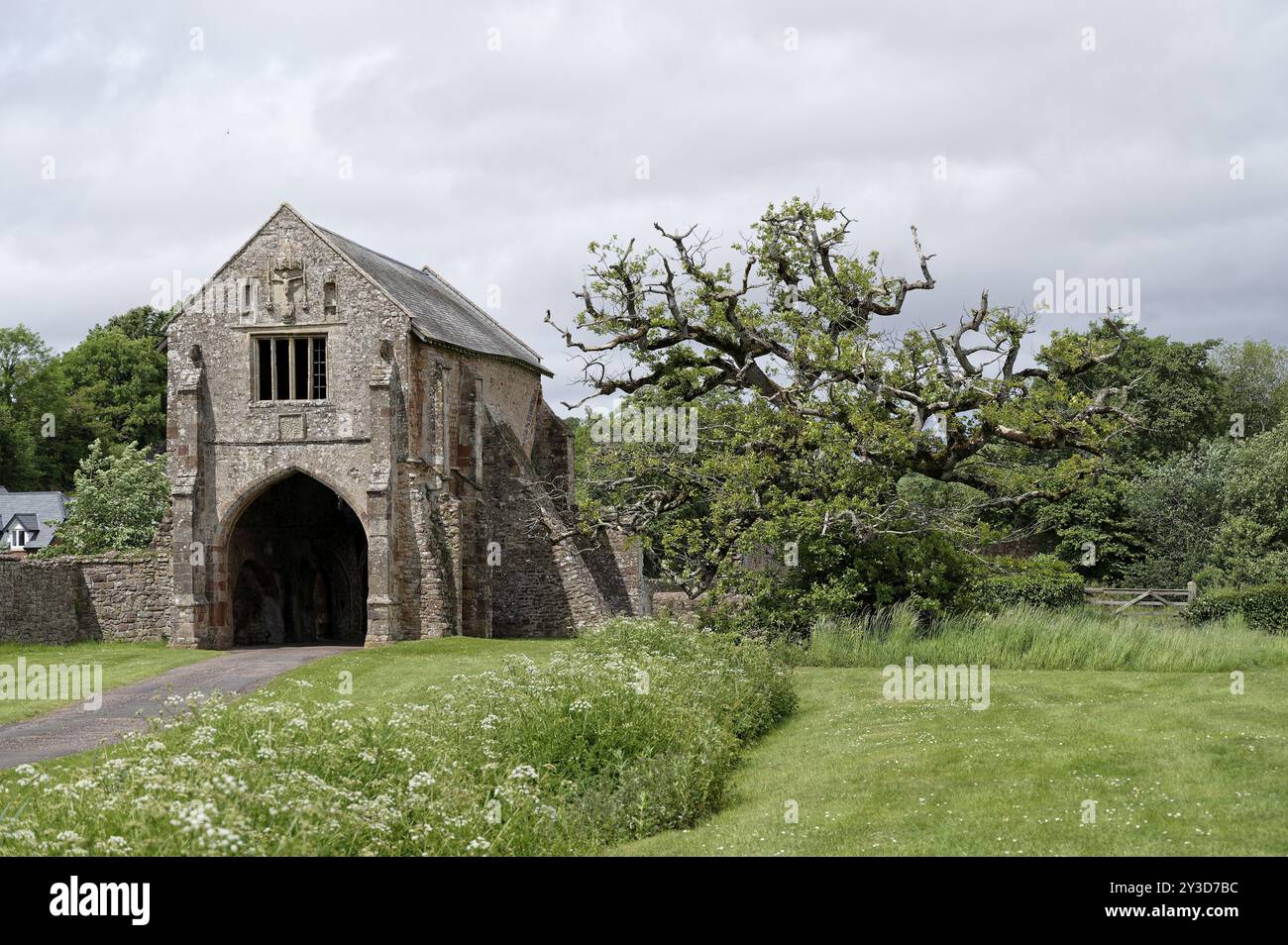 Torhaus, Cleeve Abbey, Washford, England, Großbritannien Stockfoto