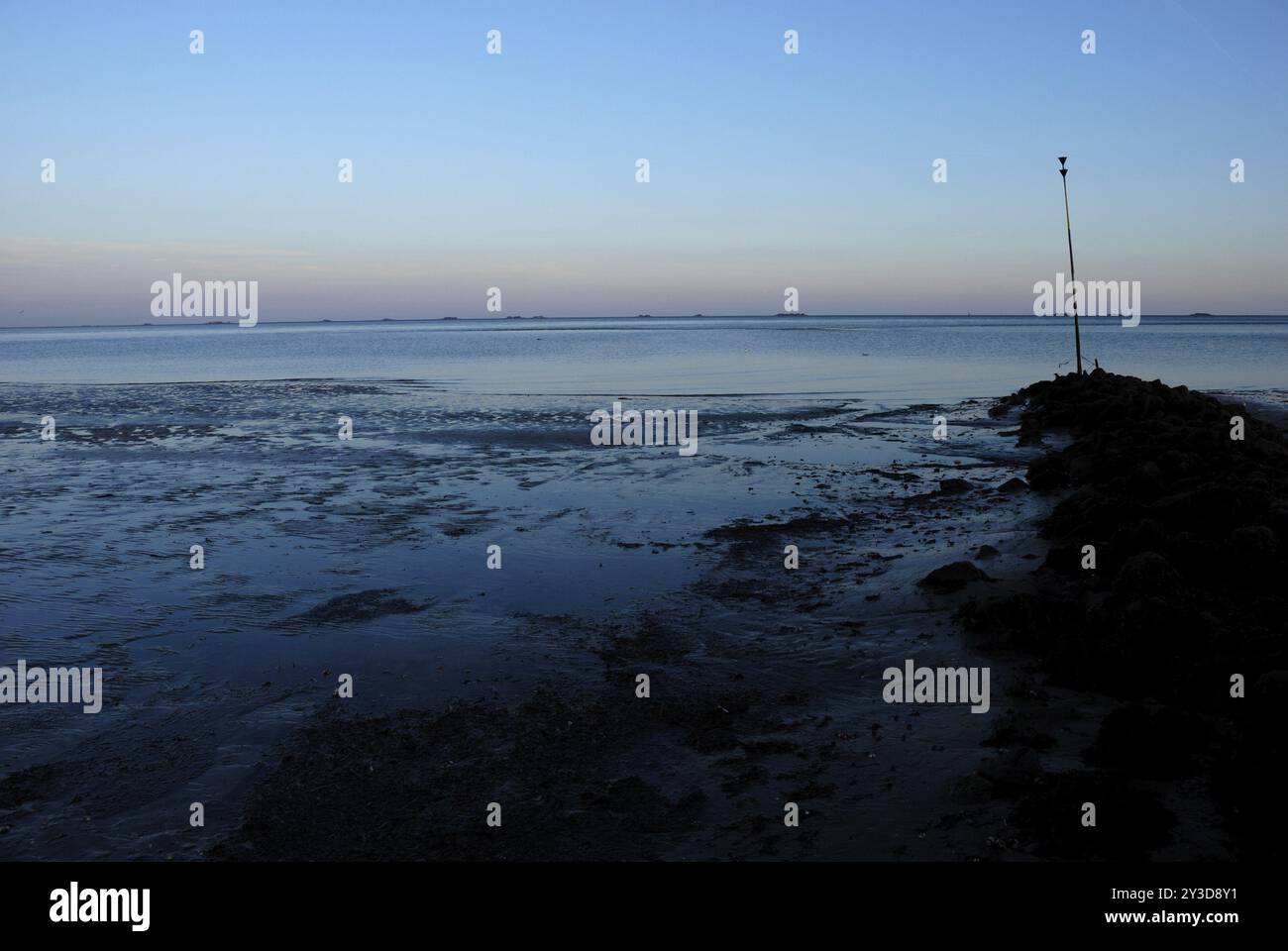 Wattenmeer bei Wyk, Foehr, Schleswig-Holstein, Deutschland, Europa Stockfoto