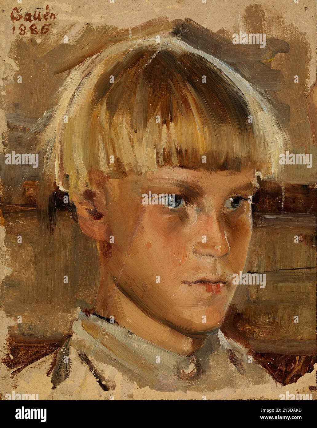 Waisenjunge, 1886. Stockfoto