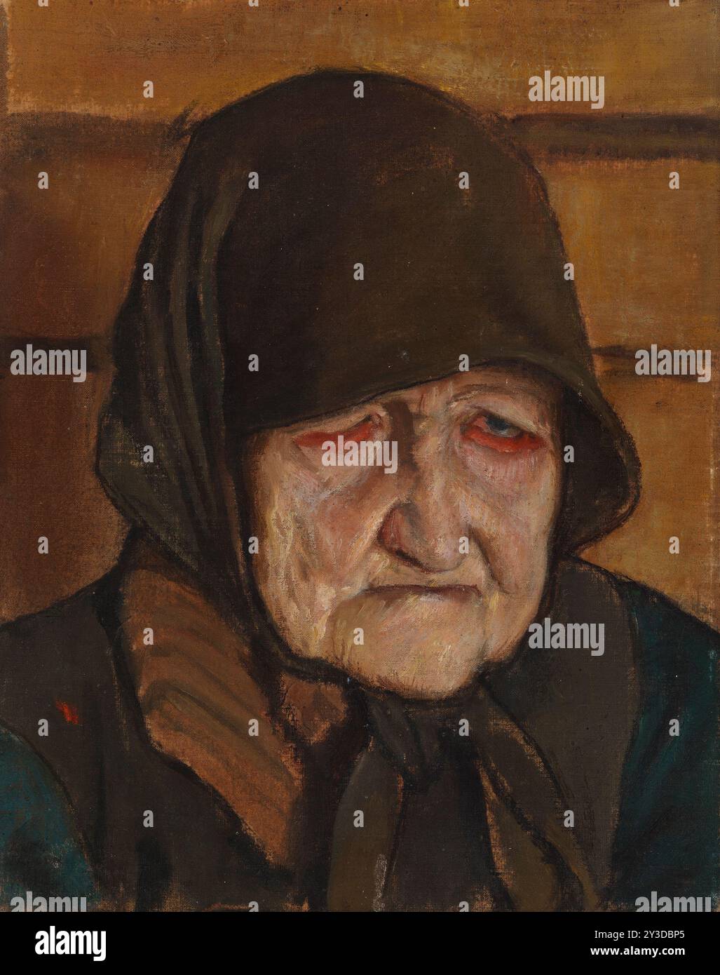 Alte Frau, 1896. Stockfoto