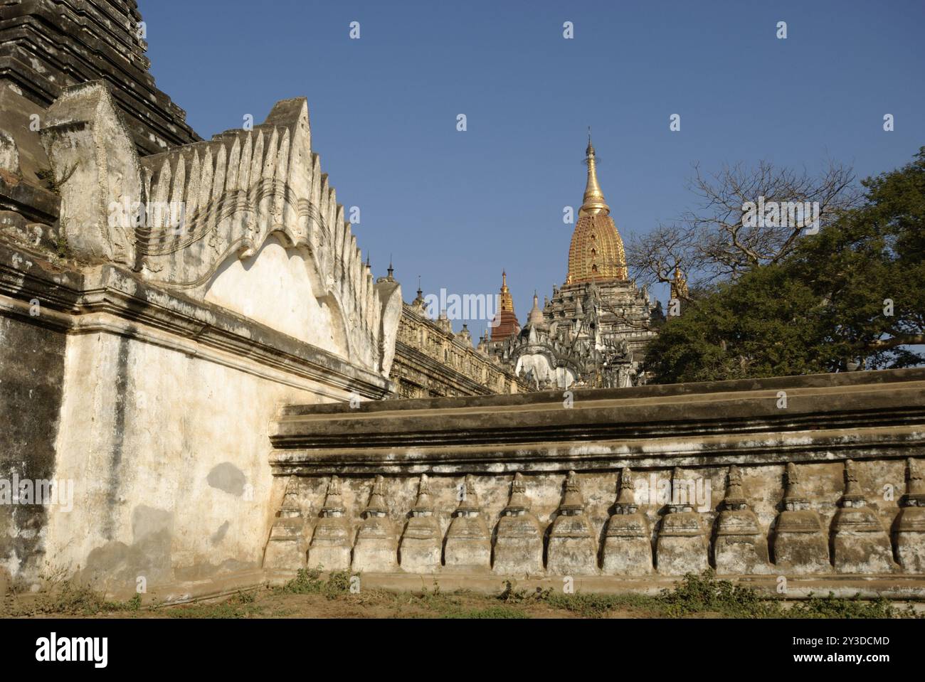 Ananda-Tempel, Bagan, Myanmar, Asien Stockfoto