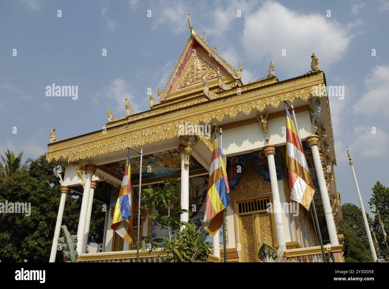 Wat Kesararam, Siem Reap, Kambodscha, Asien Stockfoto