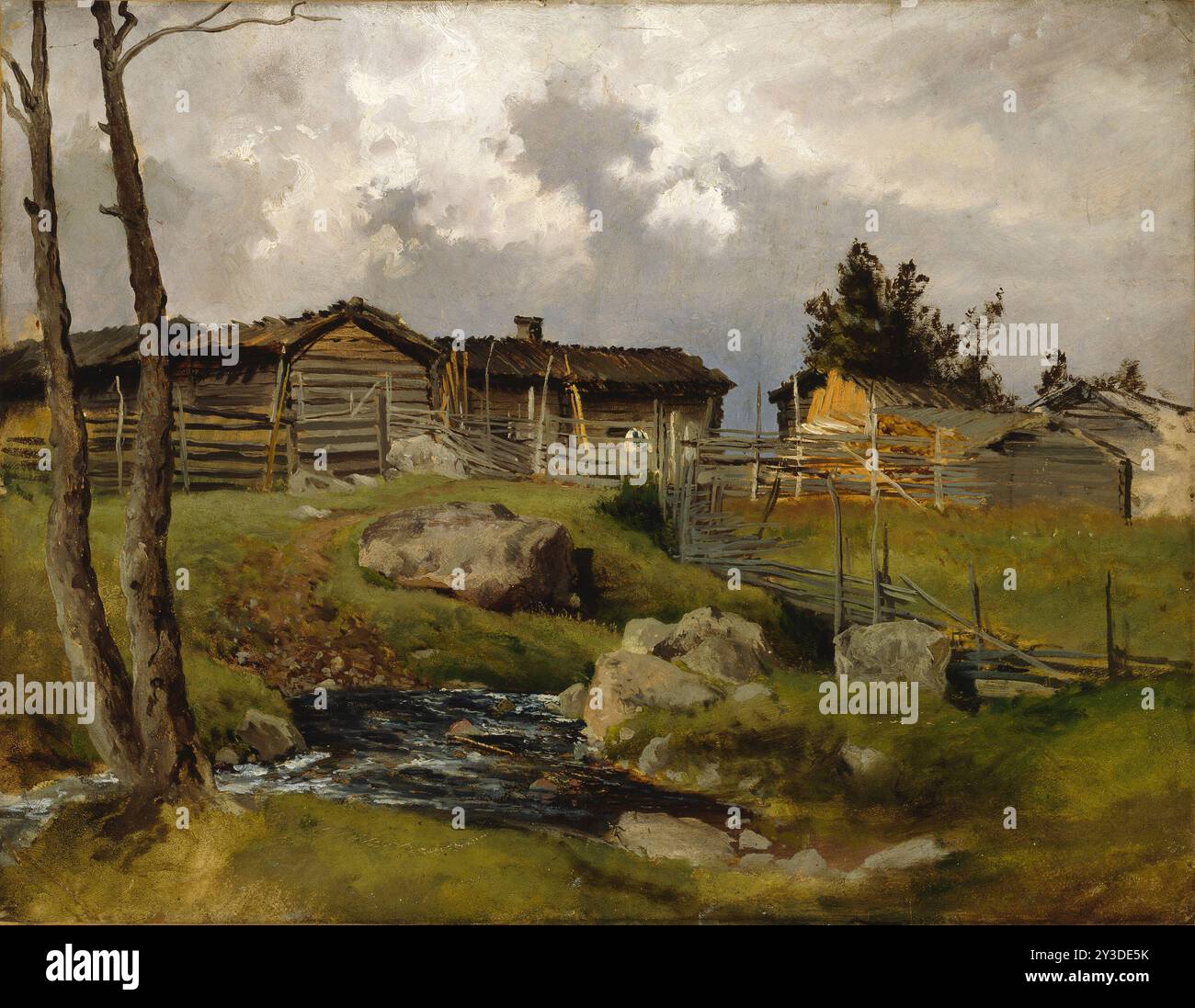 Vor dem Gewitter, 1870-1879. Stockfoto