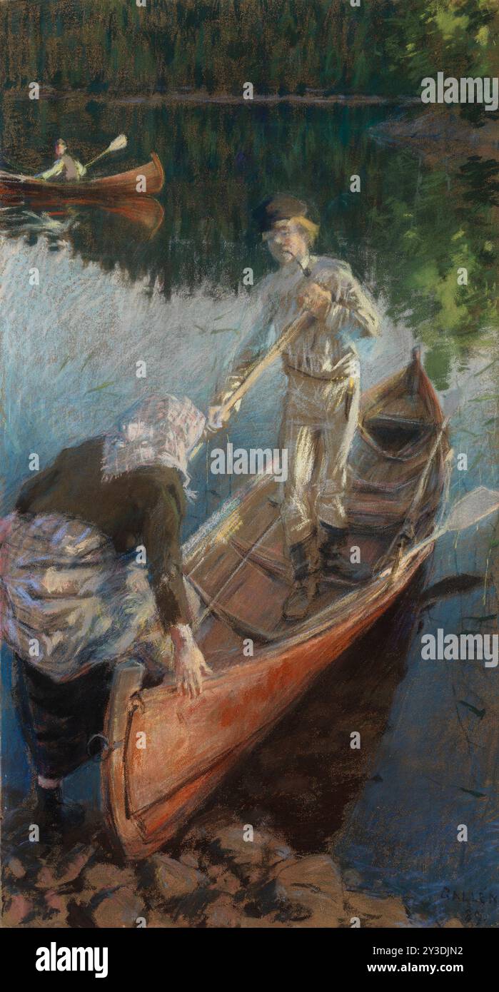 Mittsommernacht, 1889. Stockfoto