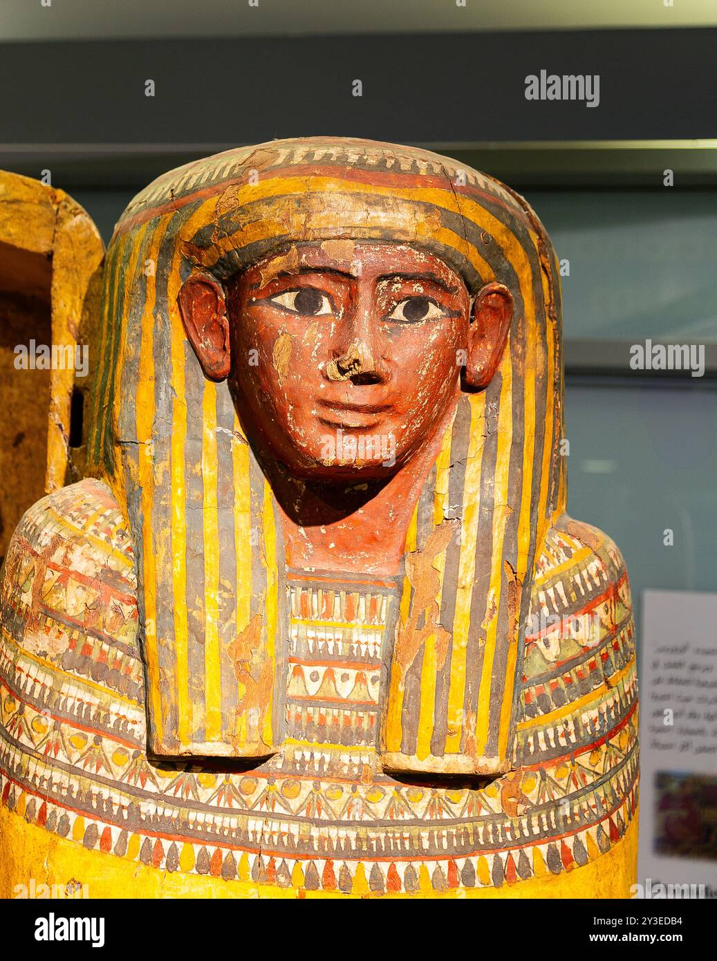 Ägypten, Flughafen Kairo, Ausstellungsstücke im Terminal 2 Museum. Stockfoto