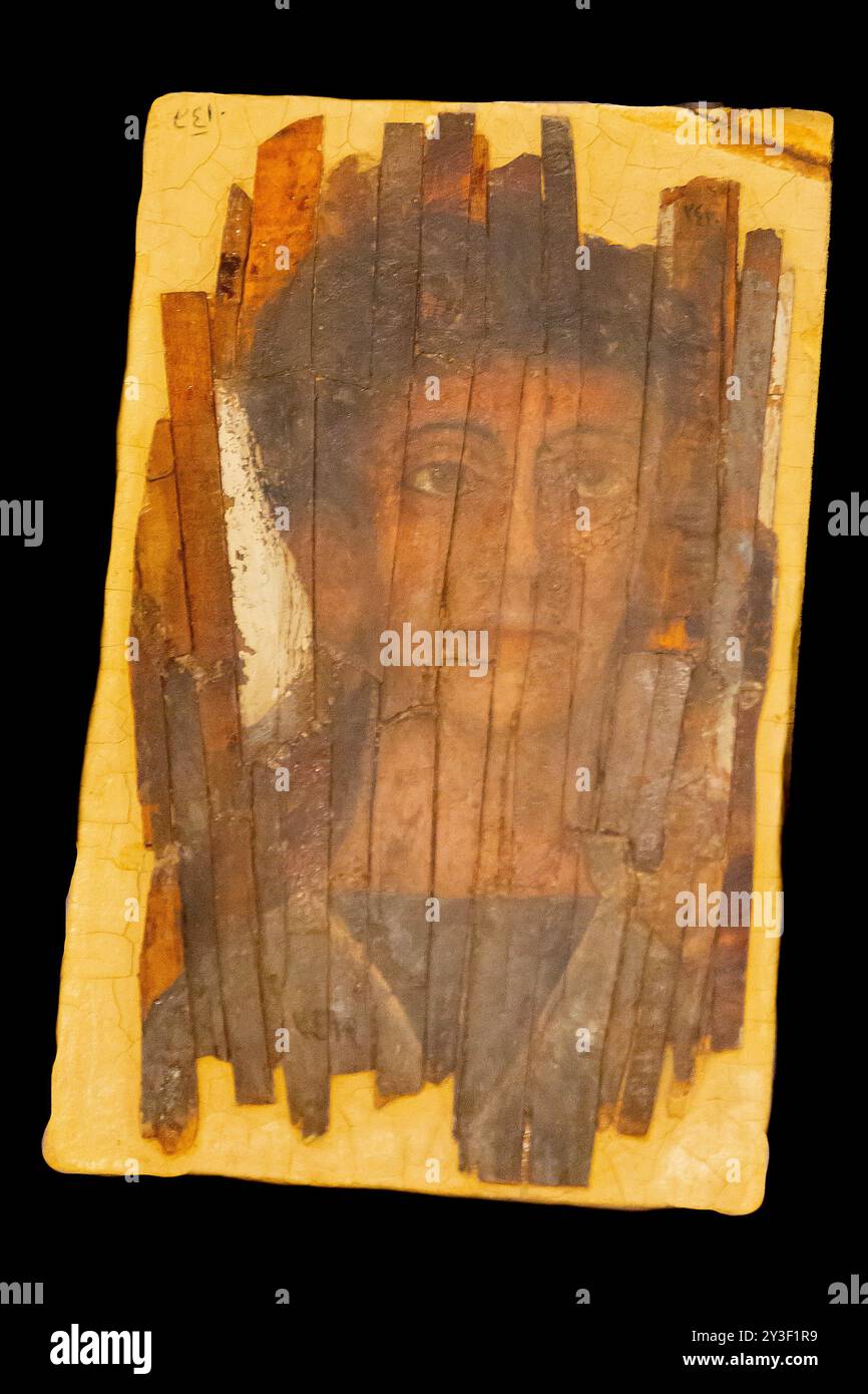 Ägypten, das alte Kairo, Gegenstände im Koptischen Museum. Stockfoto