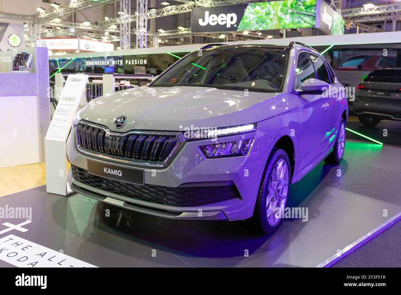 ATHEN, GRIECHENLAND - 15. NOVEMBER 2019: Skoda Kamiq auf der Aftokinisi Anytime 2019 Motor Show. Stockfoto