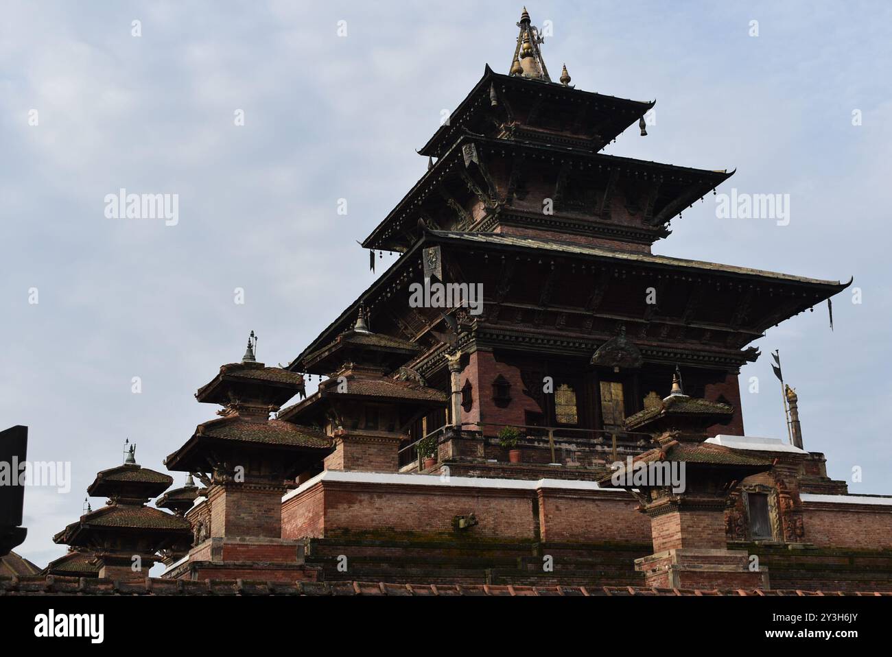 Der Hanuman Dhoka Durbar Square im Herzen von Kathmandu, Nepal, ist ein fesselndes Zeugnis der reichen Geschichte und Kultur des Kathmandu Stockfoto