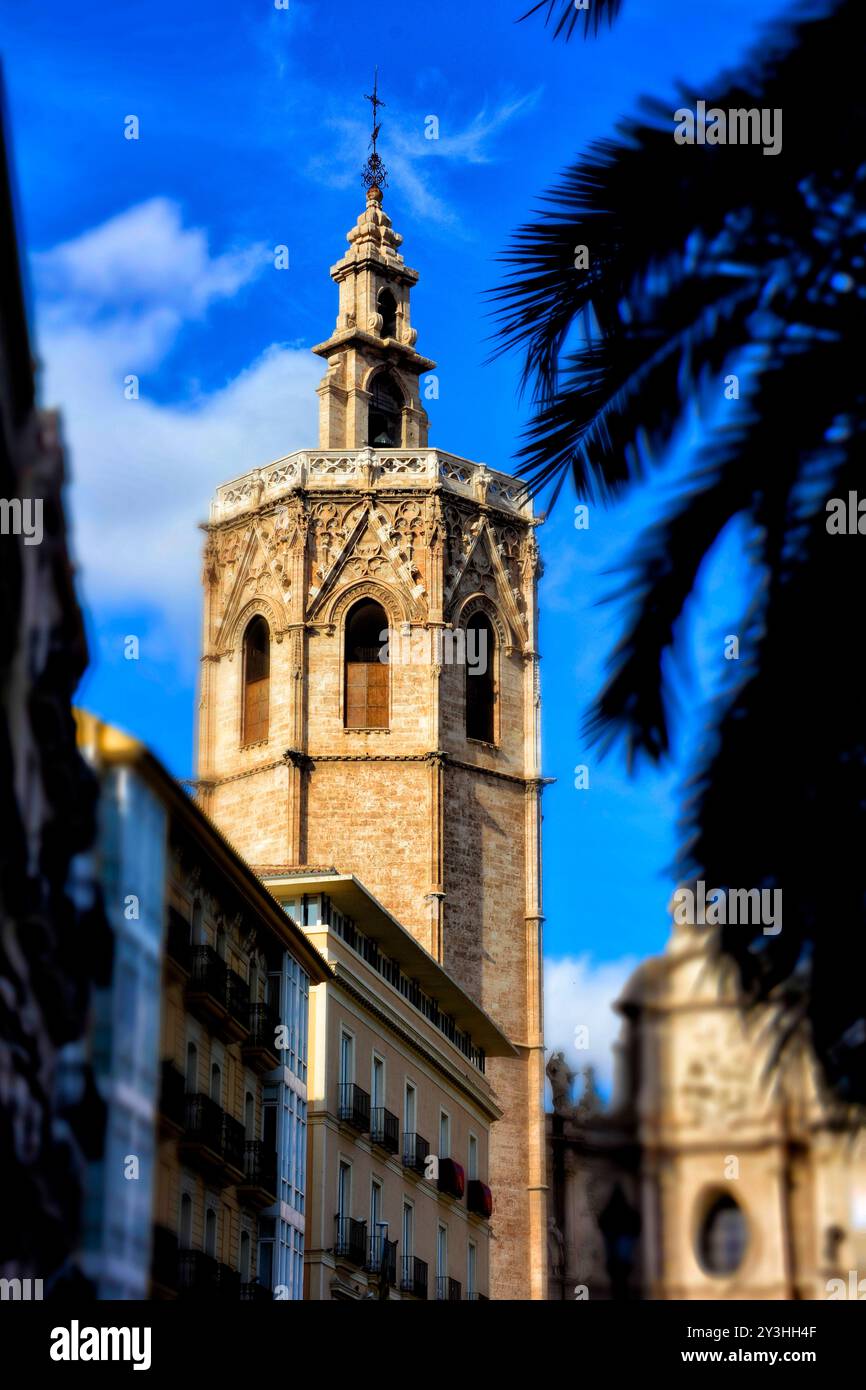 Kathedrale von Valencia, Spanien an der Plaza de la Reina. Oktober 2013 Stockfoto