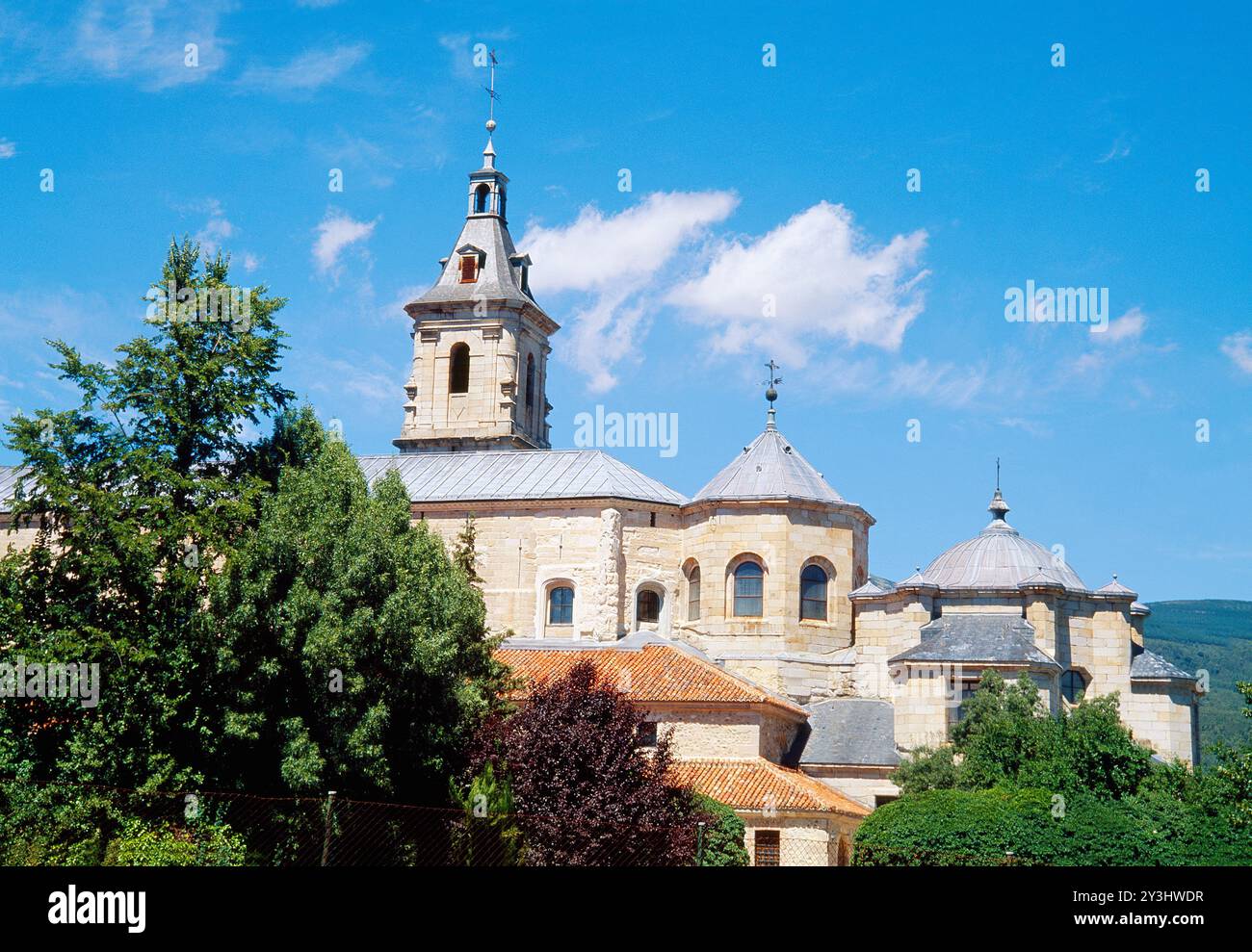 El Paular Kloster. Rascafria, Provinz Madrid, Spanien. Stockfoto