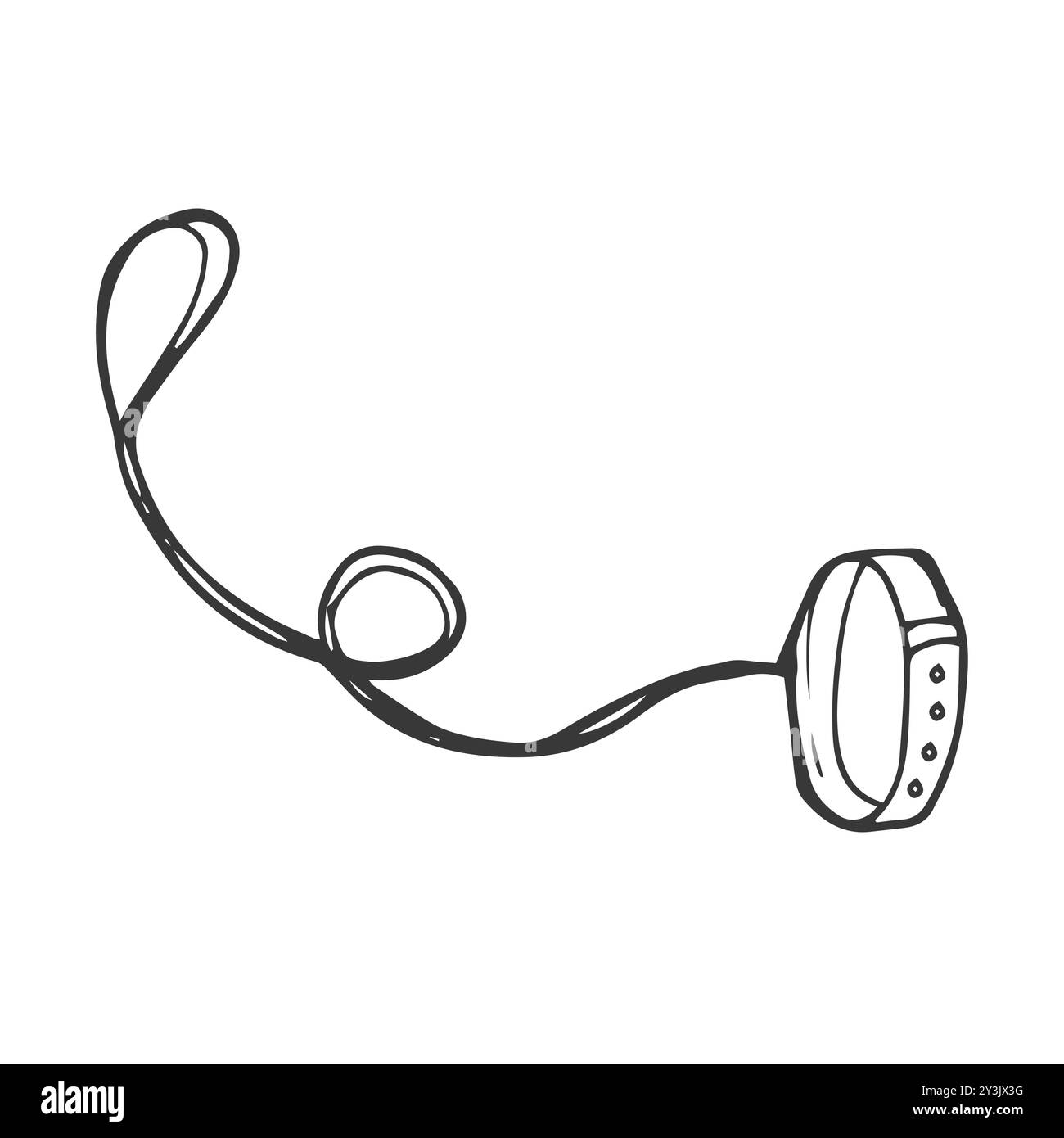 Hund Katze Haustier Blei singen auf weißem Hintergrund. PET-Ableitungssymbol. Symbol für ein abschaltvolles Haustier mit Kabelführung. Flacher Stil. Stock Vektor