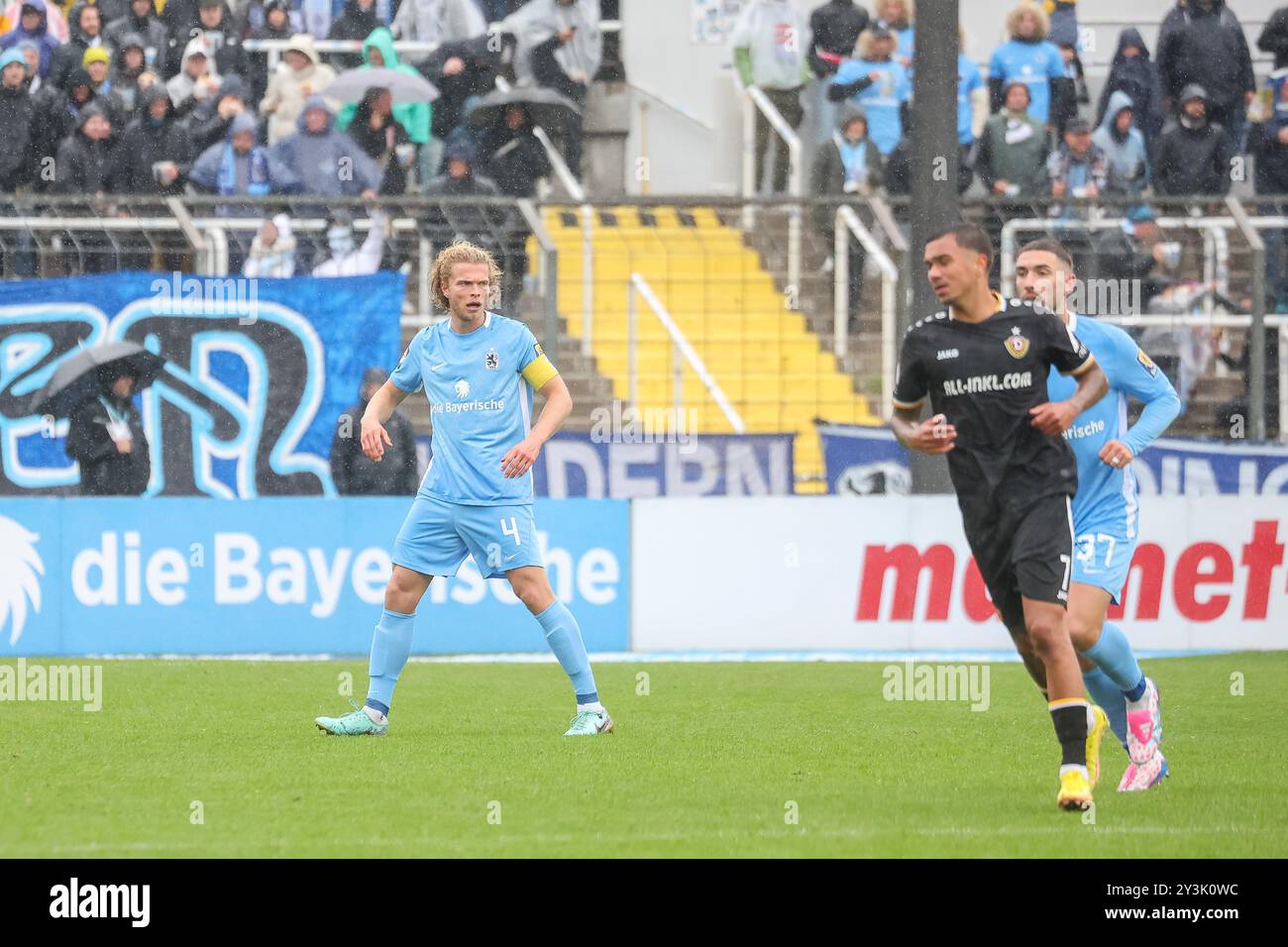 Jesper Verlaat (TSV 1860 München, 04), TSV 1860 München vs. Dynamo Dresden, Fussball, 3. Liga, 5. Spieltag, Saison 24/25, 14.09.2024, Foto: Eibner-Pressefoto/Jenni Maul Stockfoto