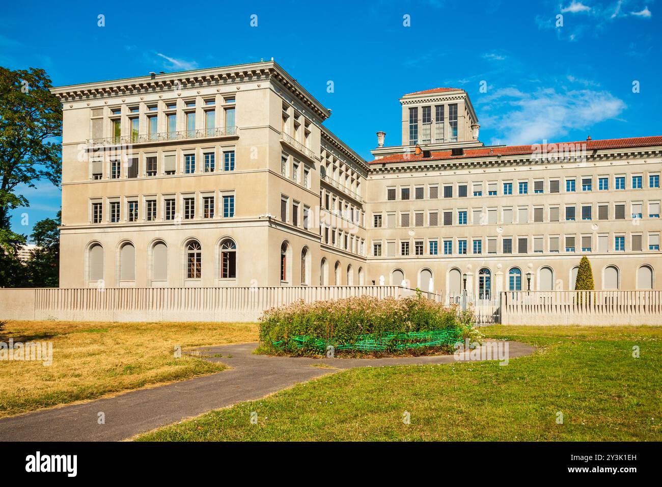 Welthandelsorganisation WTO-Gebäude in Genf in der Schweiz Stockfoto Welthandelsorganisation WTO-Gebäude in Genf in der Schweiz Stockfoto