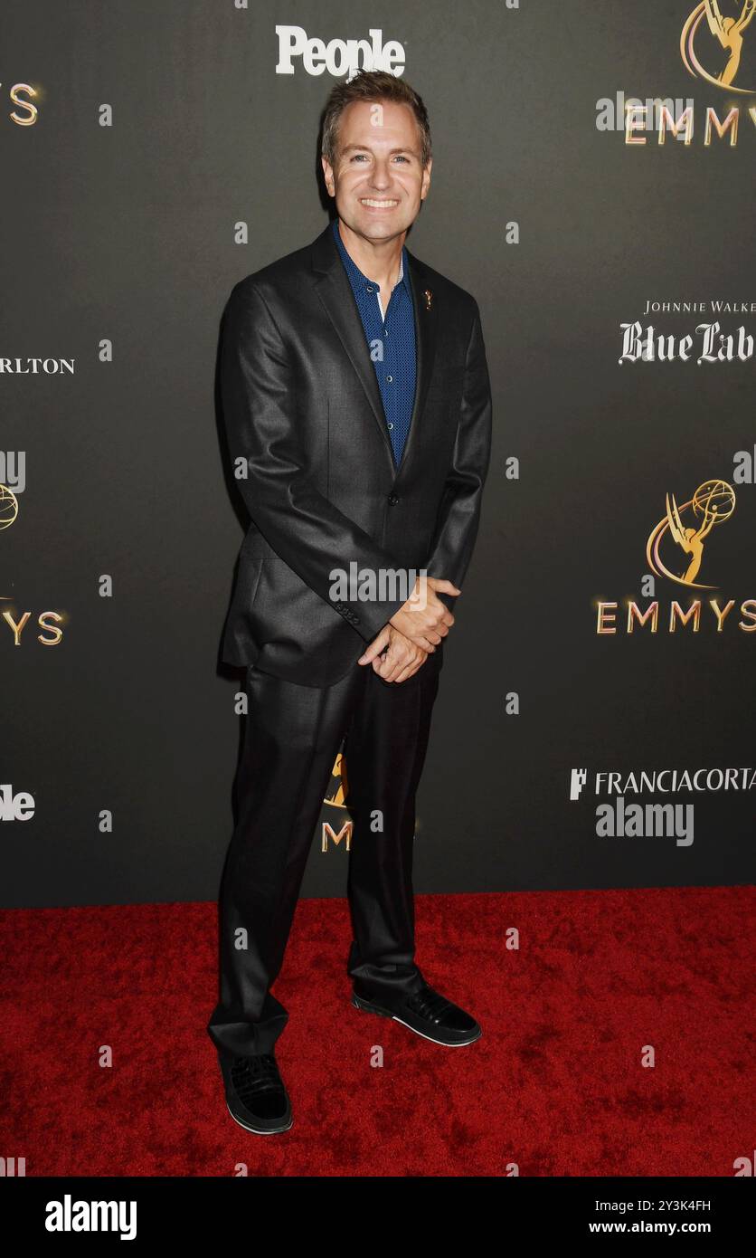 BEVERLY HILLS, KALIFORNIEN – 13. SEPTEMBER: Maury McIntyre, President/CEO der Academy of Television Arts & Sciences, nimmt an dem 76. Emmys Performer Nomin Teil Stockfoto