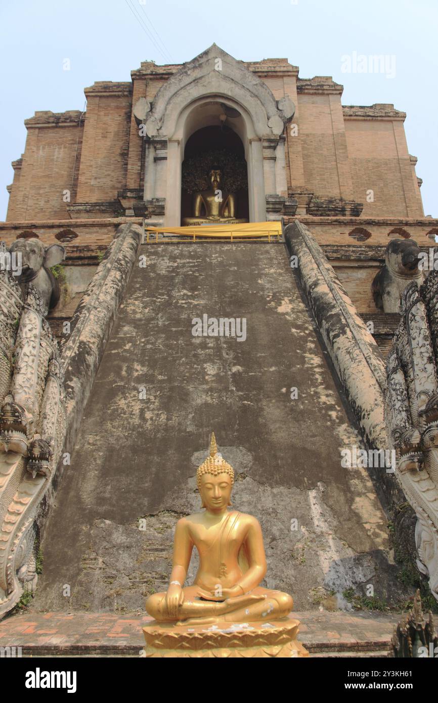 Wat Chedi Luang Varavharm in Chiang Mai, Thailand, Asien Stockfoto