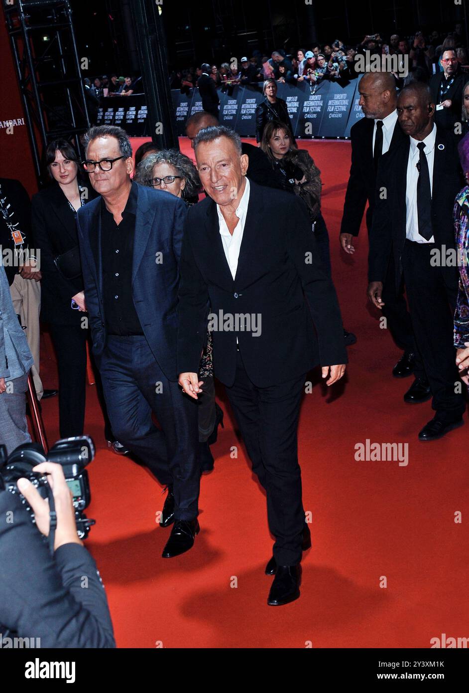 September 2024: Toronto, Ontario, Kanada – Bruce Springsteen. 2024 Toronto International Film Festival – Road Diary: Bruce Springsteen and the E Street Band, das in der Roy Thomson Hall stattfindet. (Credit Image: © Brent Perniac/AdMedia via ZUMA Press Wire) NUR REDAKTIONELLE VERWENDUNG! Nicht für kommerzielle ZWECKE! Stockfoto