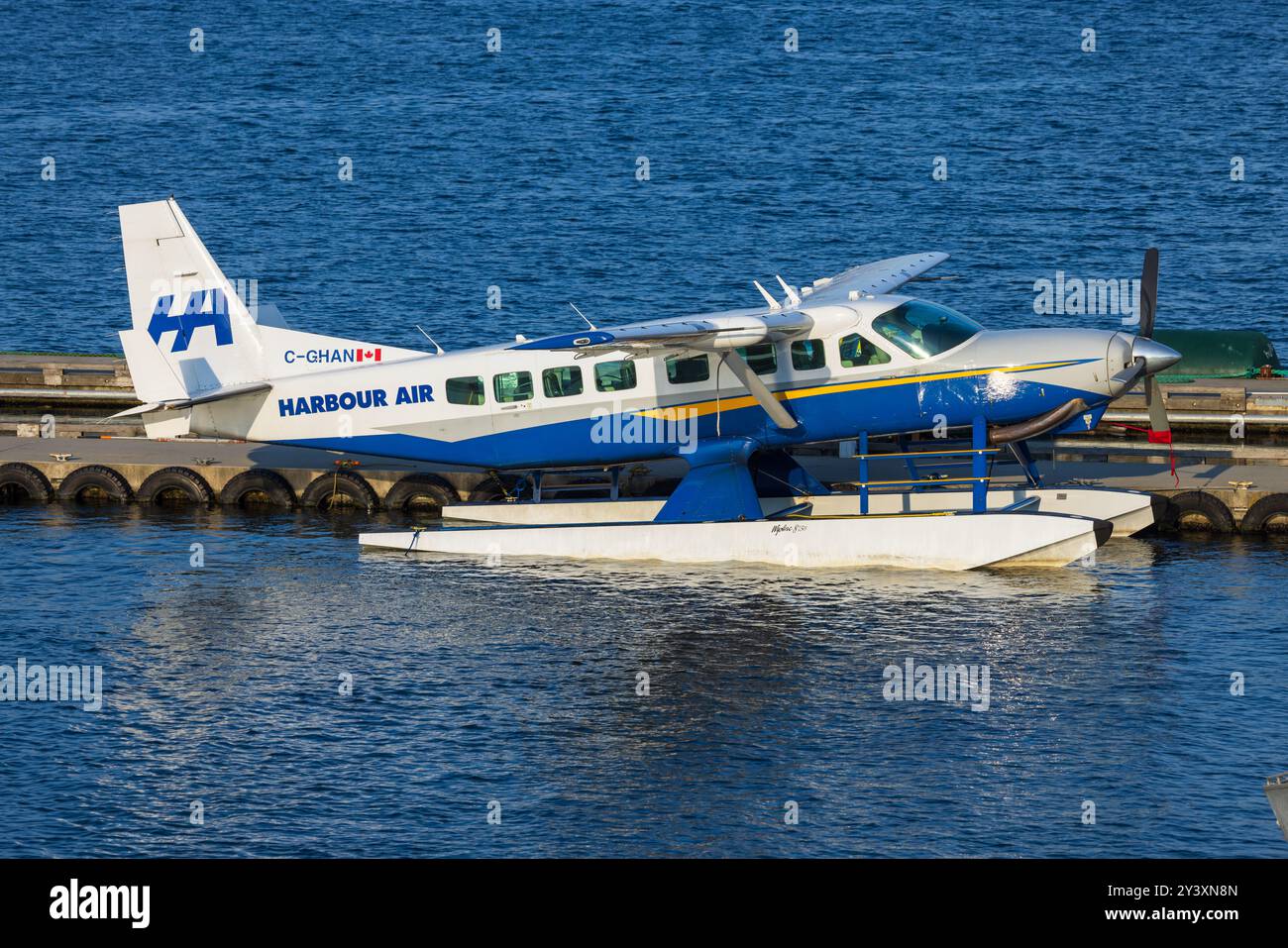 Kanada, Vancouver10. August 2024: C-FJHA - de Havilland Canada DHC-3T von Harbour Air Stockfoto