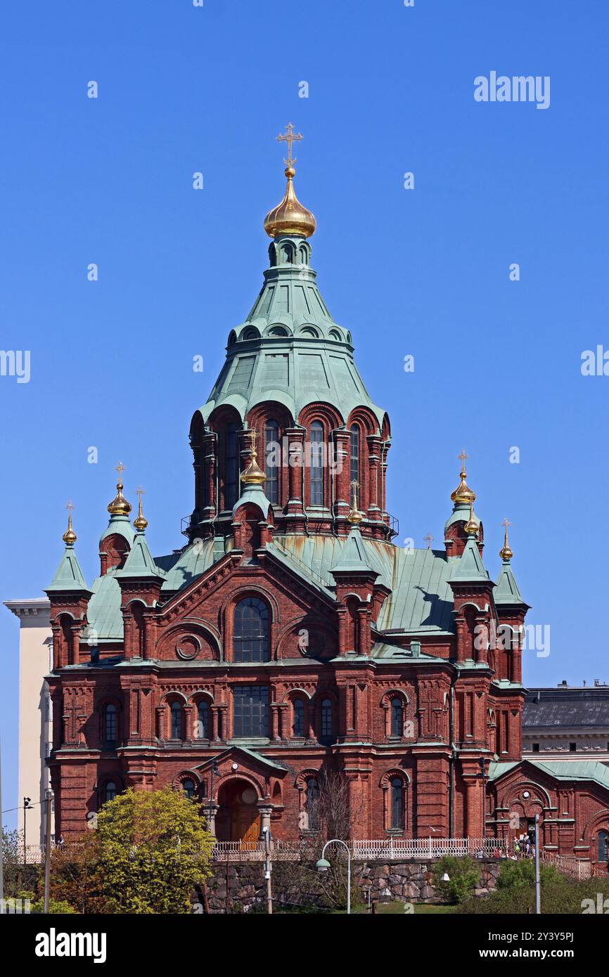 Uspenski, Ostorthodoxe Kirche, Kathedrale, Helsinki Stockfoto