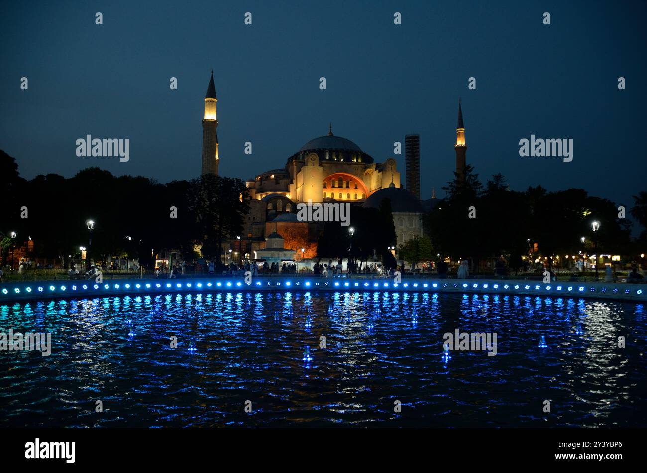 Hagia Sophia, Fath, Istanbul, Türkei, Europa-Asien Stockfoto