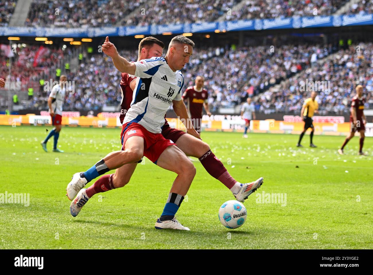 Hamburg, Deutschland. September 2024. Fußball: Bundesliga 2, Hamburger ...