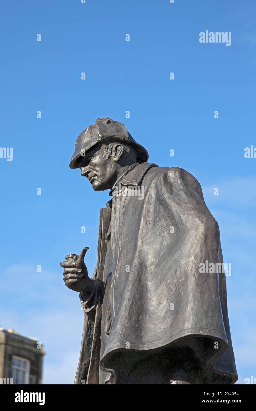 Sherlock Holmes, Statue, Pickardy Place, Edinburgh, Schottland, UK Stockfoto