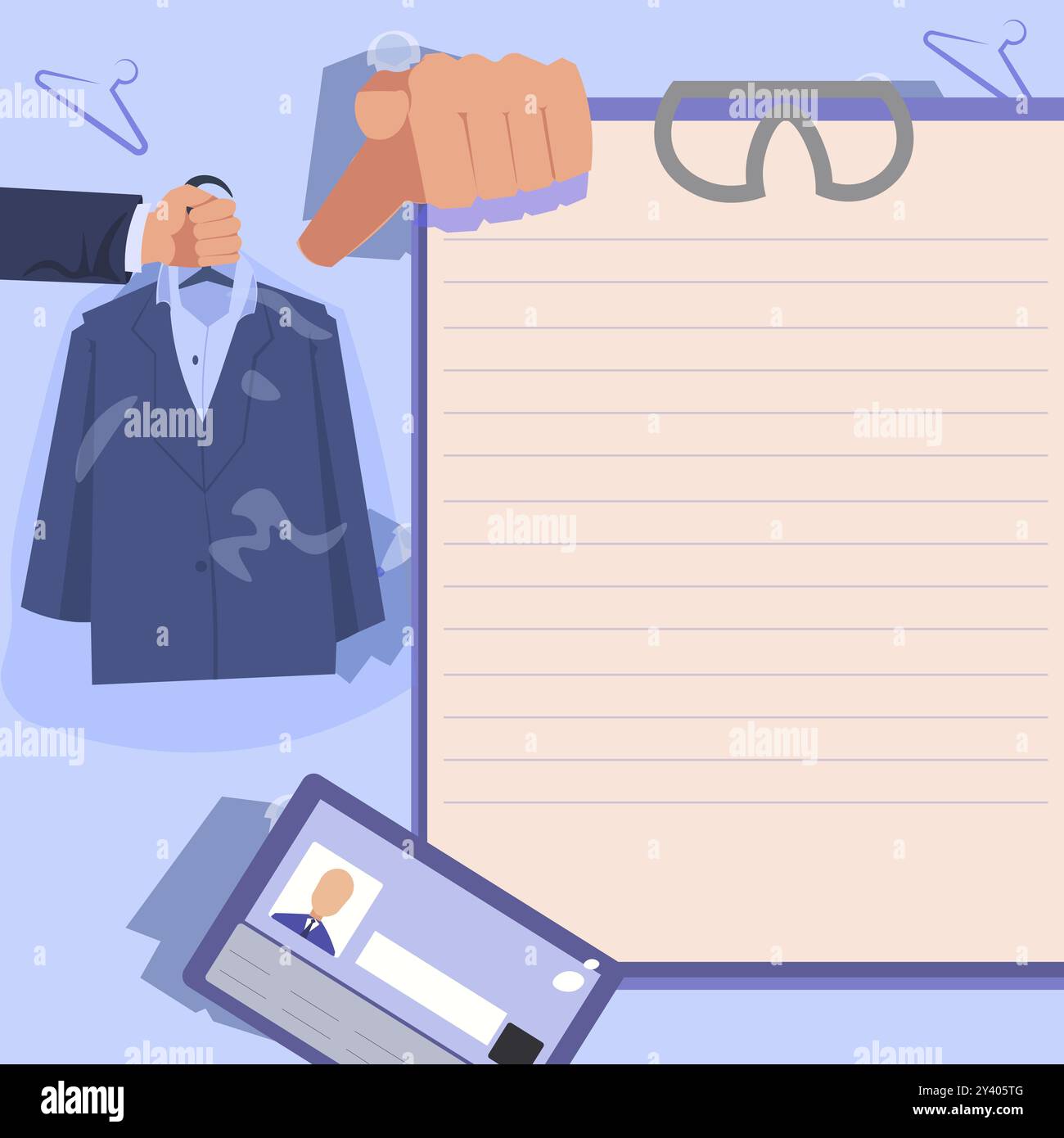 Hände Mit Uniform, Die Neue Offene Karrieremöglichkeiten Zeigen Stockfoto