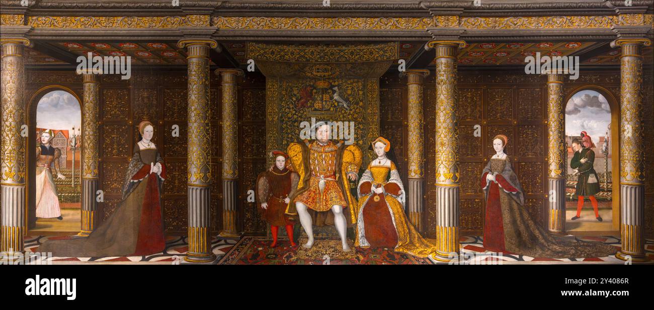 Die Familie von Heinrich VIII., anonym, um 1545 Stockfoto