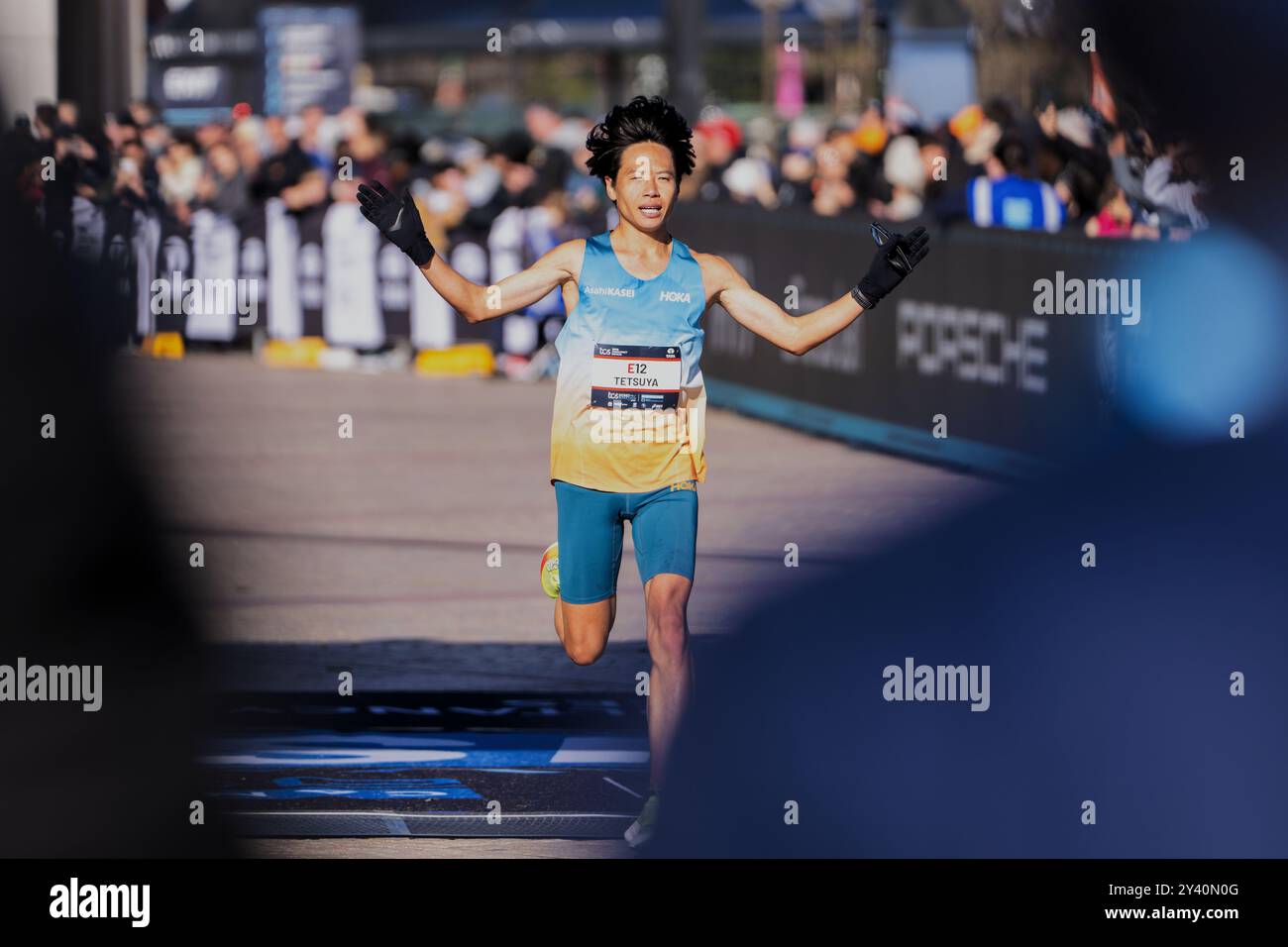 Sydney, Australien. September 2024. Tetsuya YOROIZAKA aus Japan belegt den vierten Platz beim TCS Sydney Marathon 2024, der von ASICS am 15. September 2024 in Sydney, Australien, präsentiert wurde Stockfoto