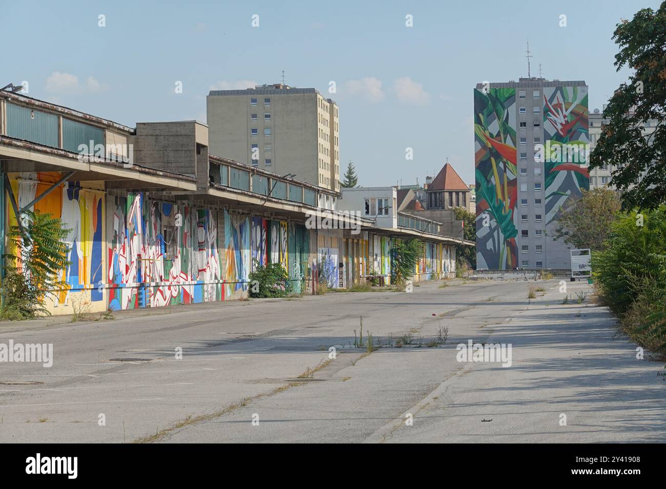 Wien, aufgelassener Norwestbahnhof // Wien, ehemaliger Nordwestbahnhof Stockfoto