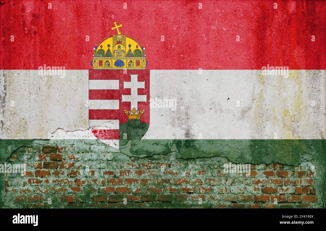 Ruiniertes Ungarn // Ruine Ungarn Stockfoto