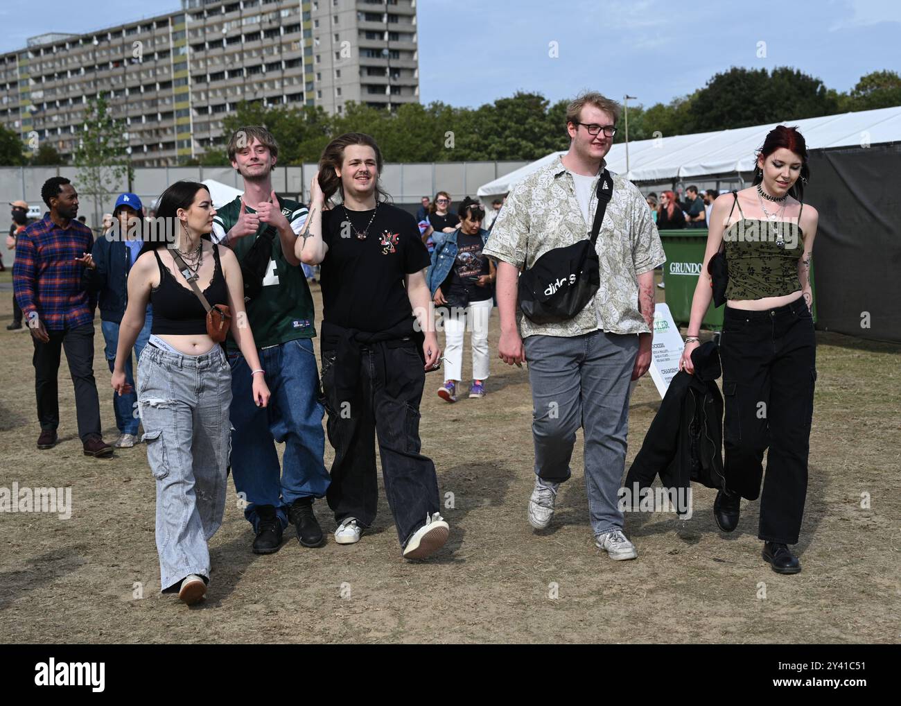 LONDON, GROSSBRITANNIEN. September 2024. Jazz Cafe Festival im Burgess Park, (Foto: 李世惠/See Li/Picture Capital) Credit: Siehe Li/Picture Capital/Alamy Live News Stockfoto