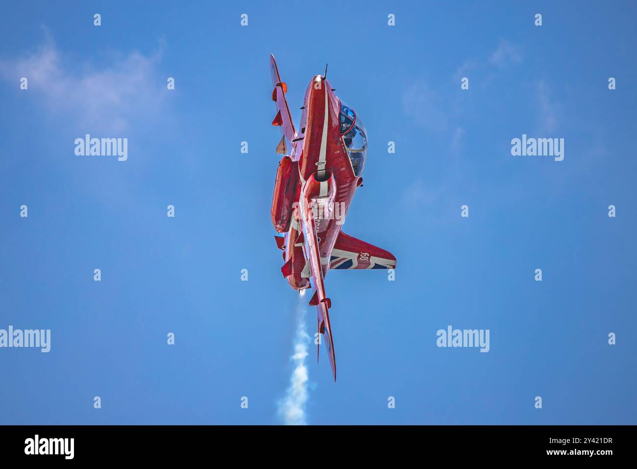 Roter Pfeil Stockfoto