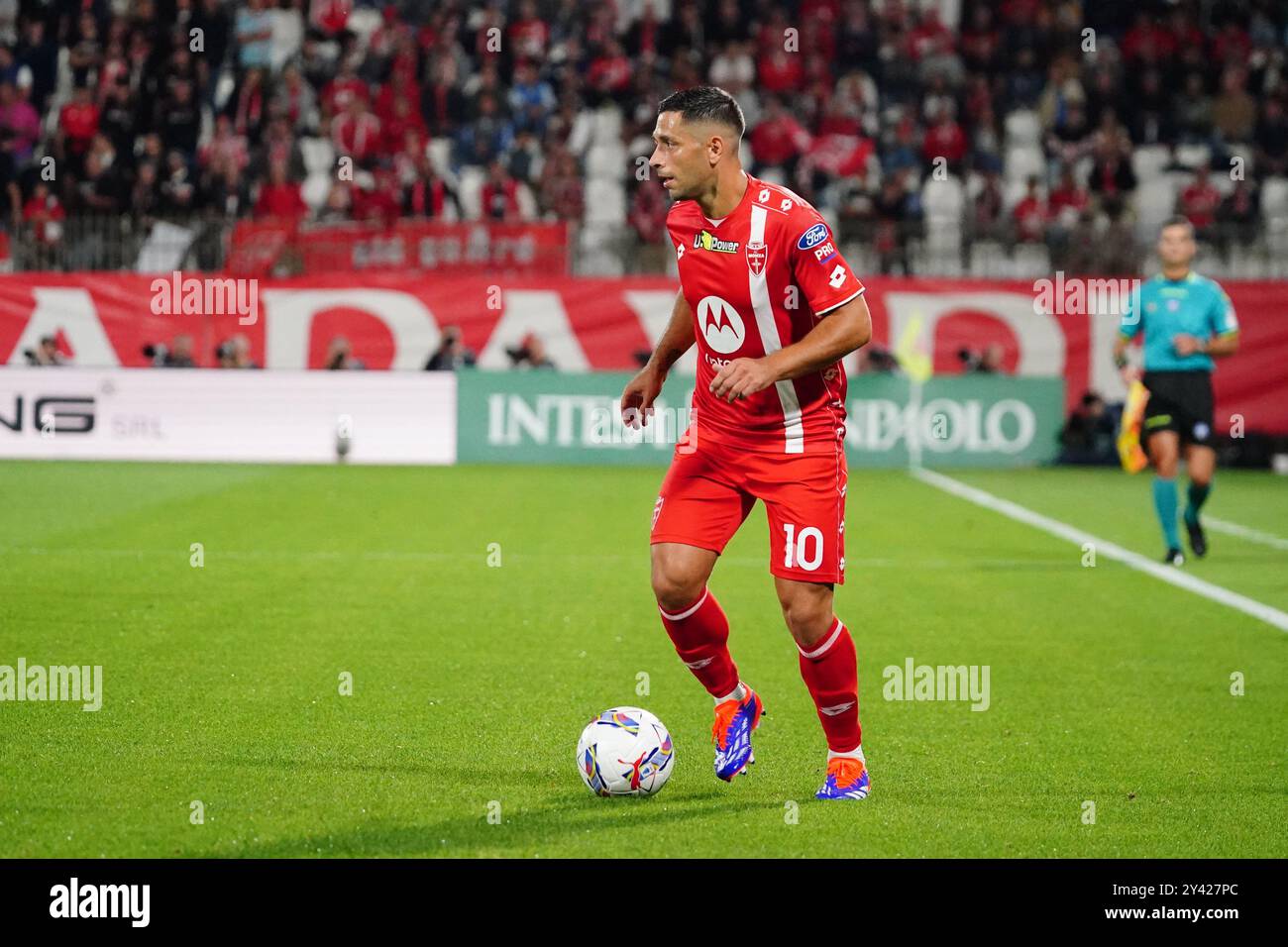 Gianluca Caprari (AC Monza) während des Spiels AC Monza vs Inter - FC Internazionale, italienische Fußball Serie A in Monza, Italien, 15. September 2024 Stockfoto