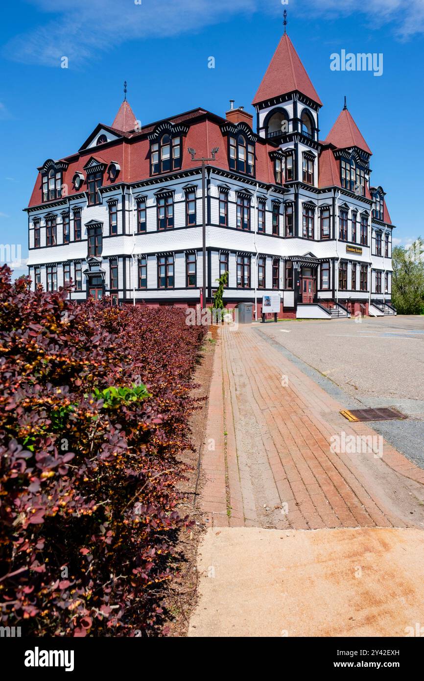 Lunenburg Academy, National Historic Site, historisches Schulgebäude, Architektur des Zweiten Reiches, Nova Scotia, Kanada Stockfoto