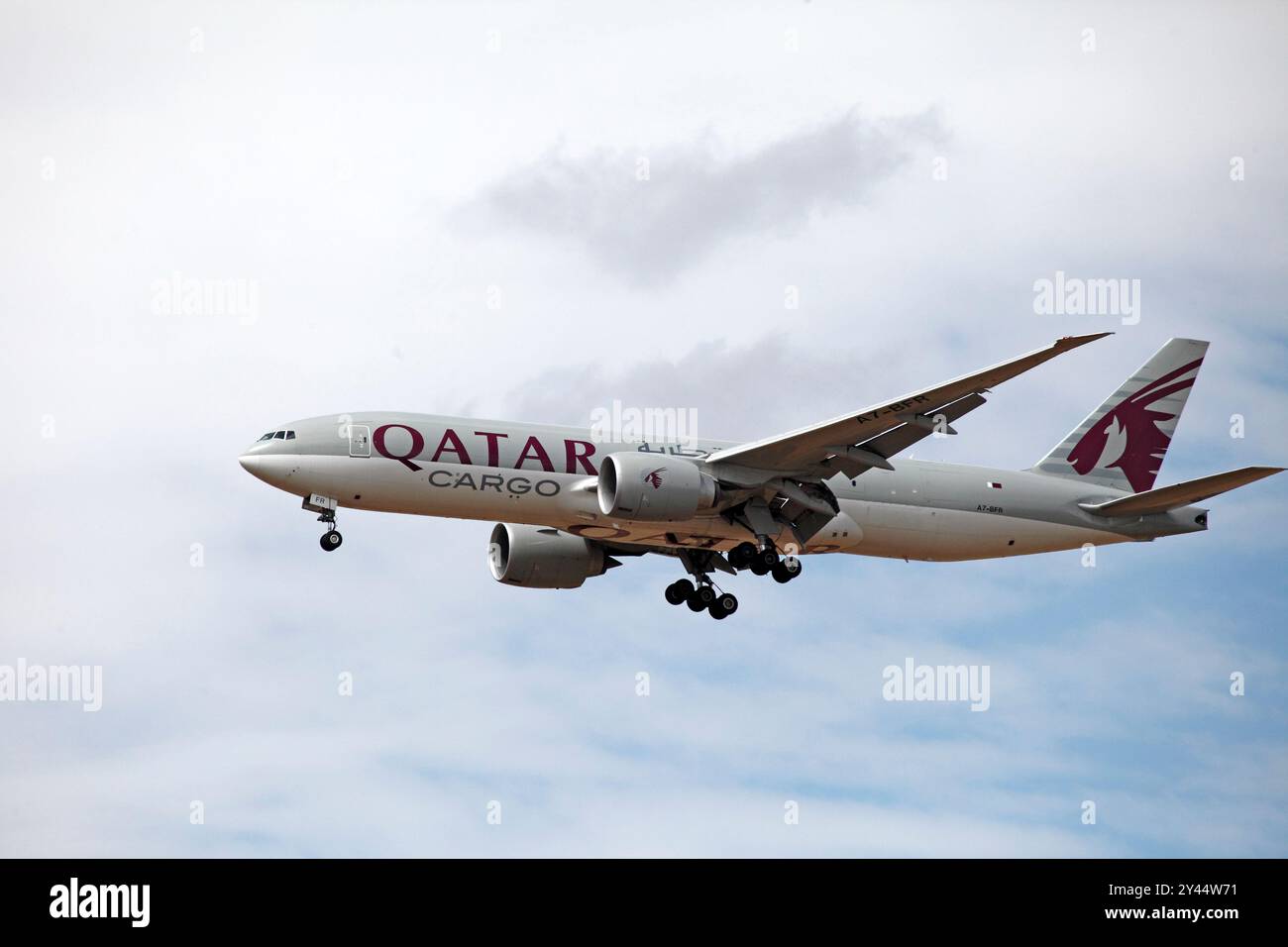 Qatar Cargo, Qatar Airways, Boeing 777-F, A7-BFR Stockfoto