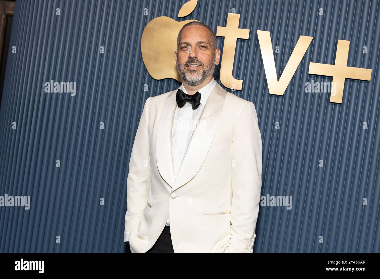 Lee Eisenberg nimmt am 15. September 2024 an der Apple TV+ Primetime Emmy Party bei Mother Wolf in Los Angeles Teil. (Foto: Corine Solberg/SIPA USA) Stockfoto