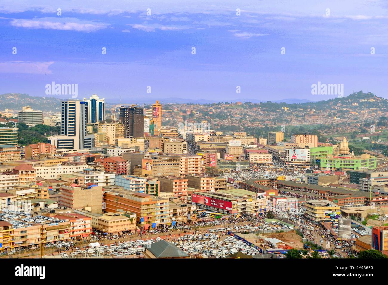 Kampala, die Hauptstadt von Uganda, Ostafrika Stockfoto
