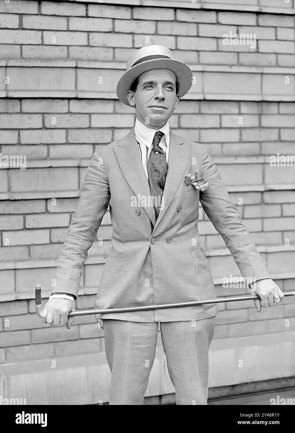 Charles Ponzi. Porträt des italienischen Betrügers Charles Ponzi (* Carlo Pietro Giovanni Guglielmo Tebaldo Ponzi; 1882–1949) Stockfoto