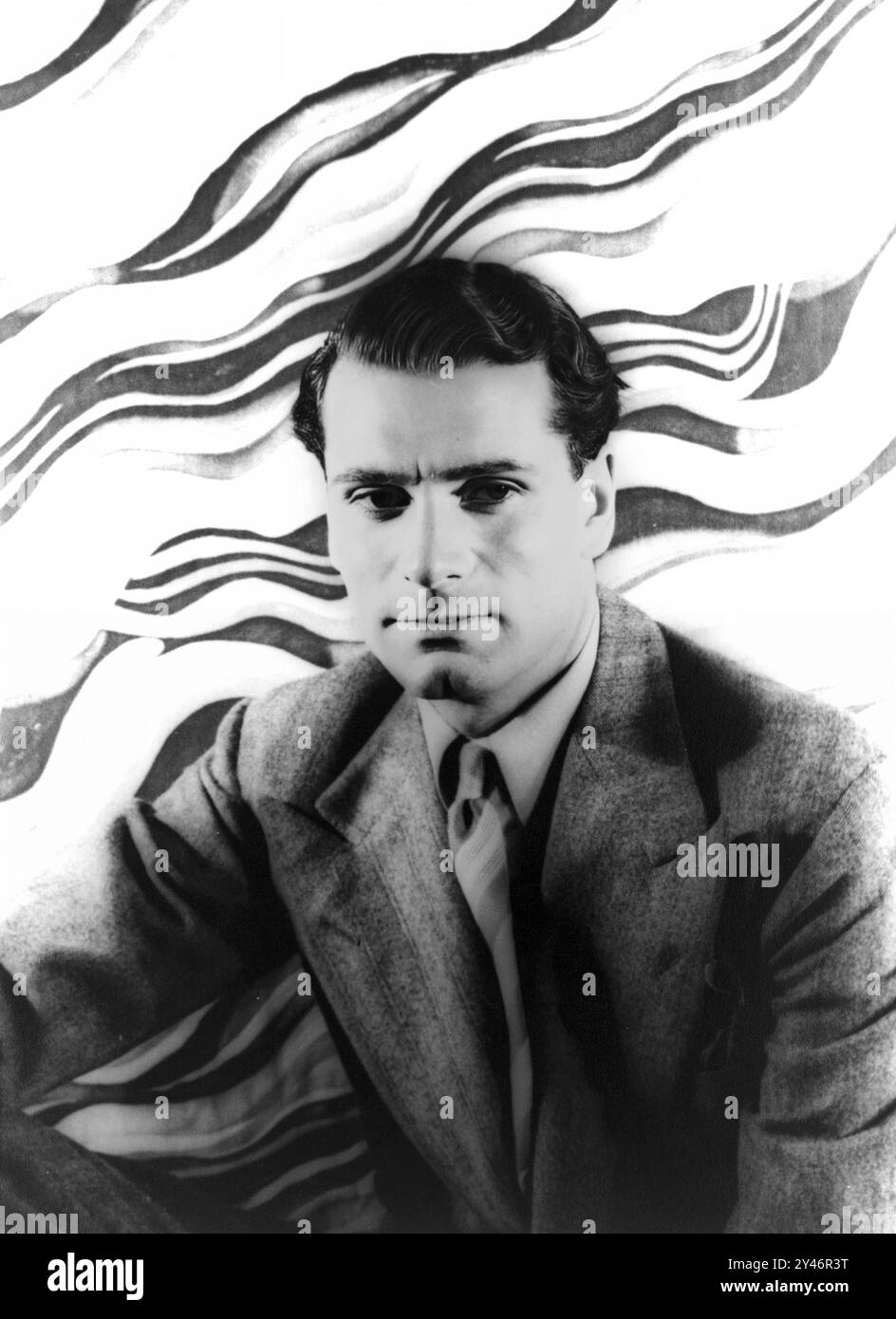 Laurence Olivier. Porträt des englischen Schauspielers Laurence Kerr Olivier (1907–1989) von Carl Van Vechten, 1939 Stockfoto