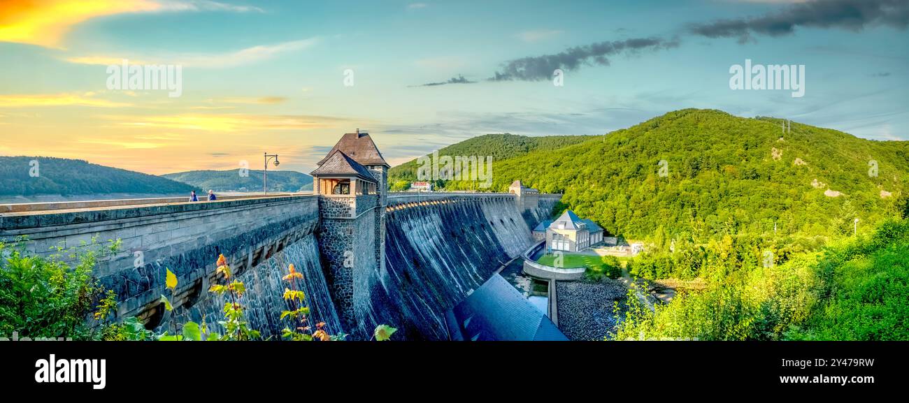 Edersee, Deutschland Stockfoto