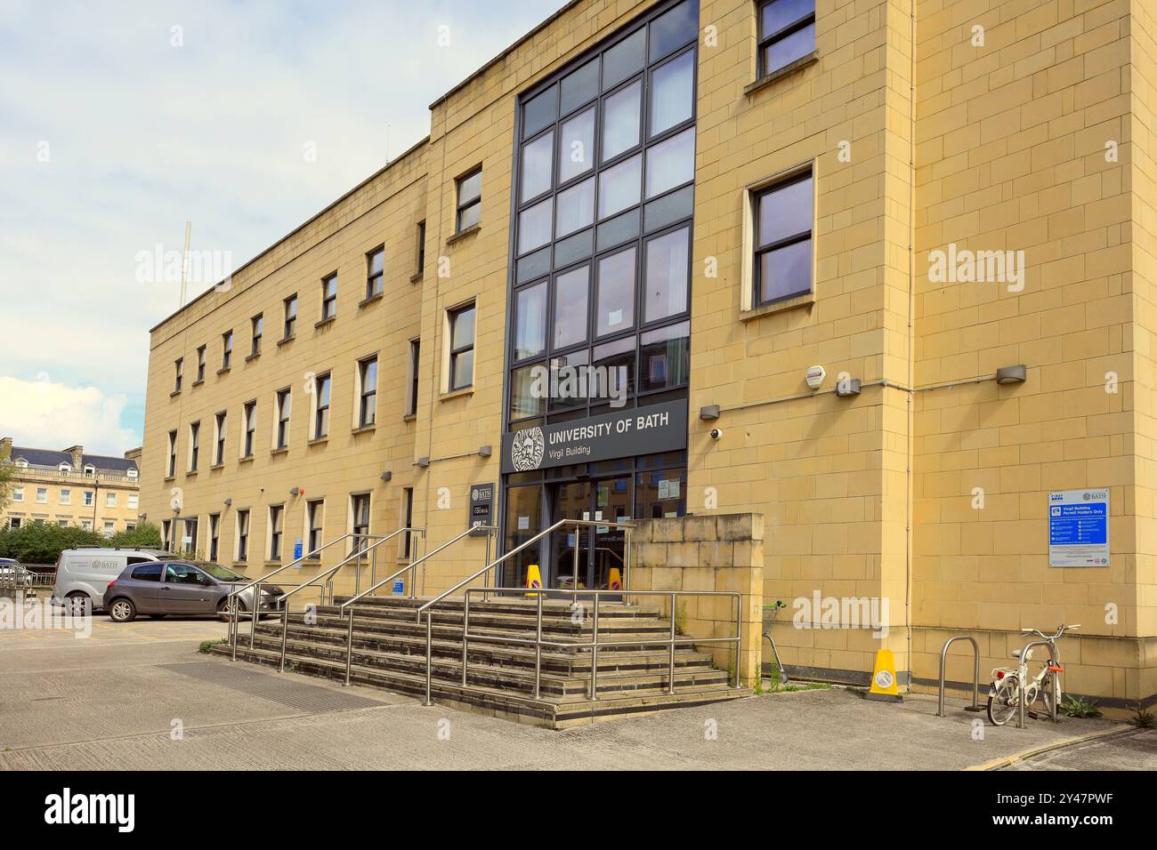 University of Bath, Virgil Building (Codierung), Bath, England, Großbritannien. Vom September 2024. Stockfoto