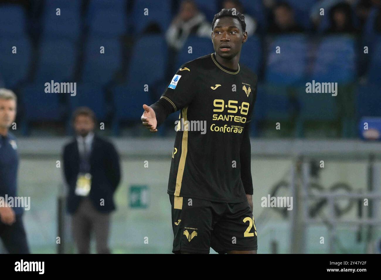 Rom, Italien. September 2024. Während der Serie A Enilive zwischen SS Lazio und Hellas Verona FC: Agostino Gemito/Alamy Live News Stockfoto